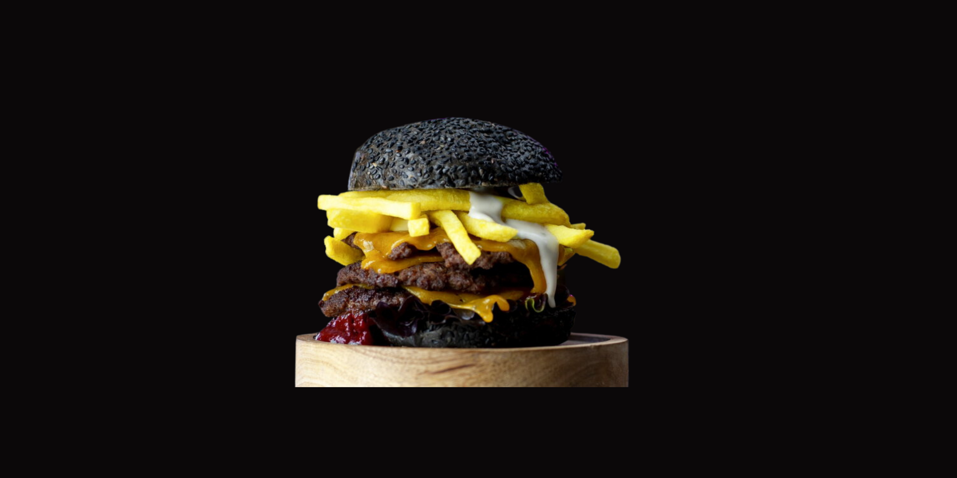 Black Lion Burger Bun