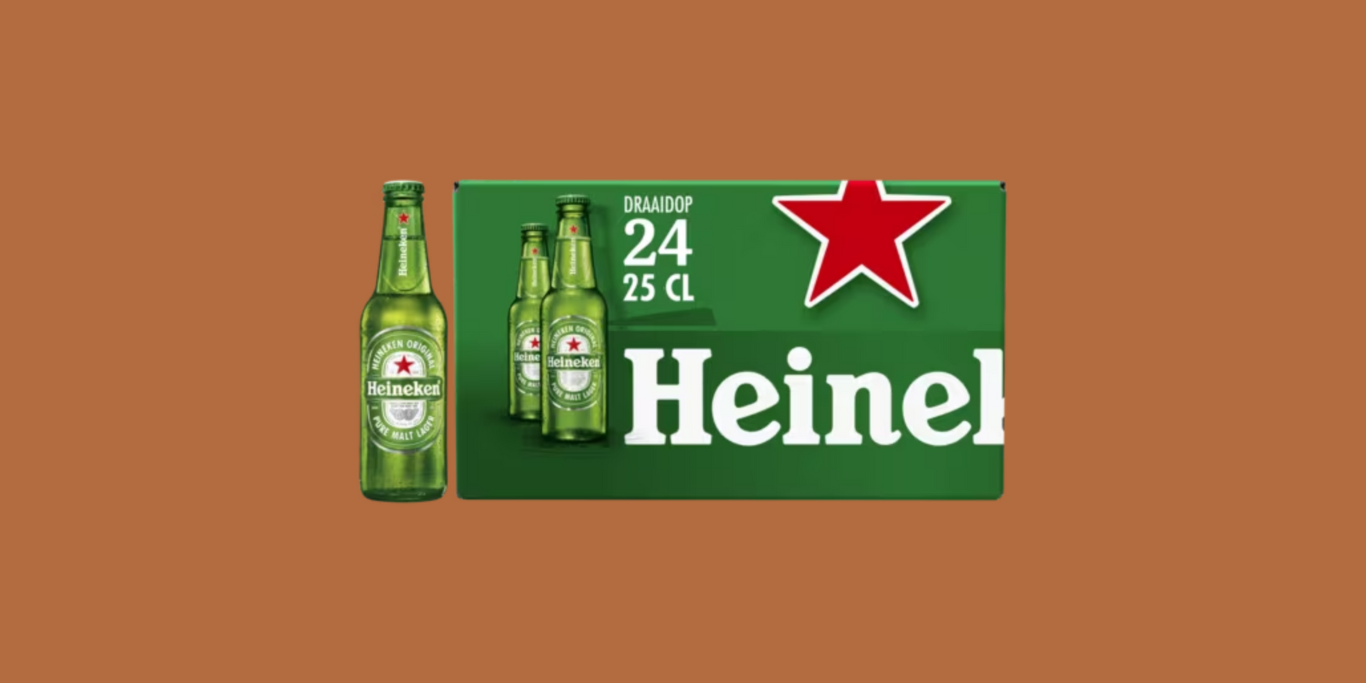 Heineken Pils met draaidop 24